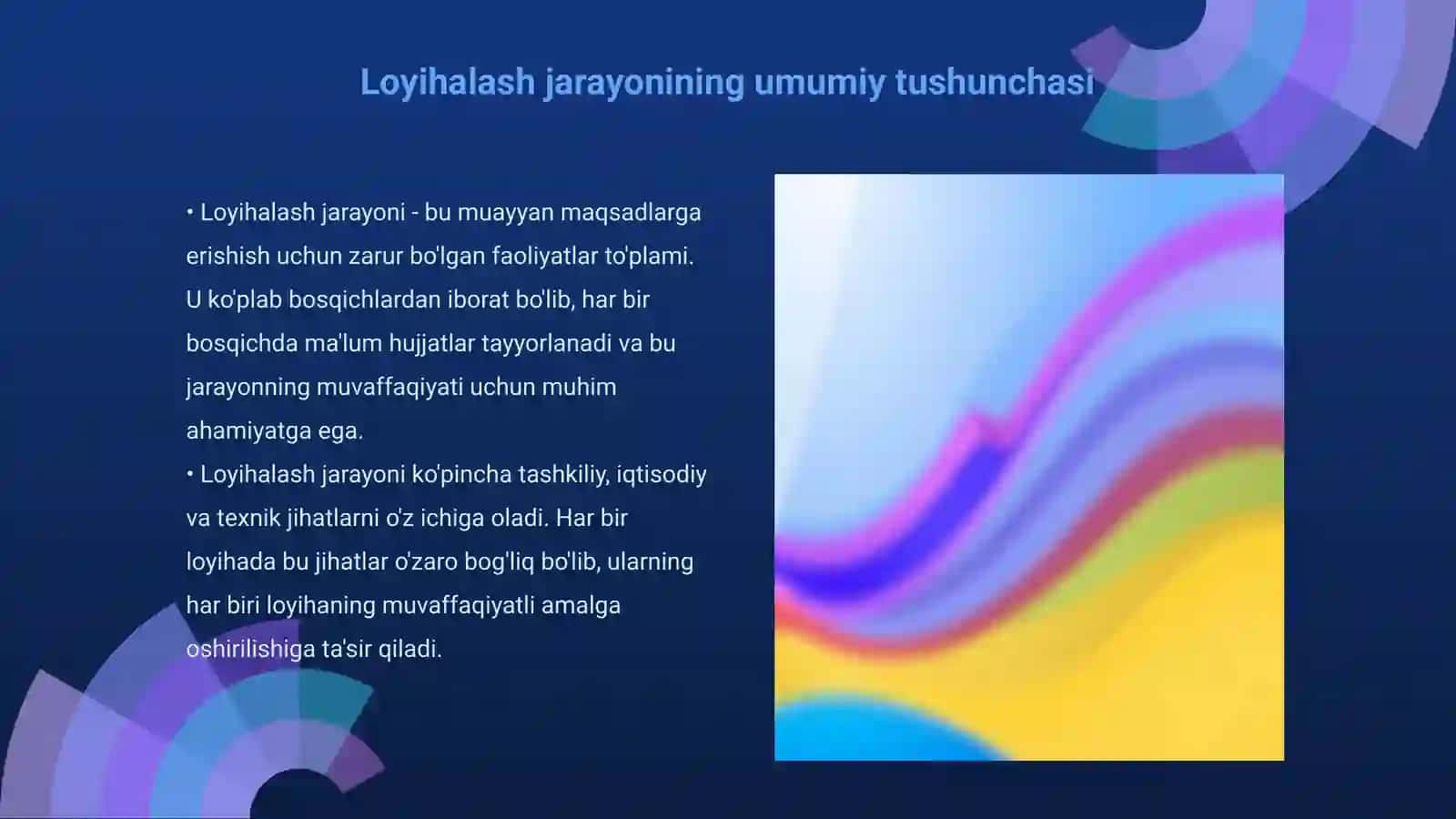 Loyihalash bosqichlari va ularda tuziladigan hujjatlar 3