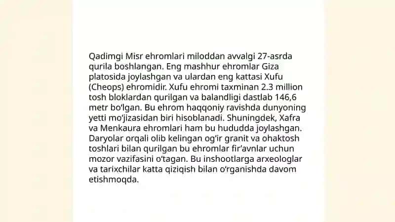 Qadimgi misr ehromlari 3
