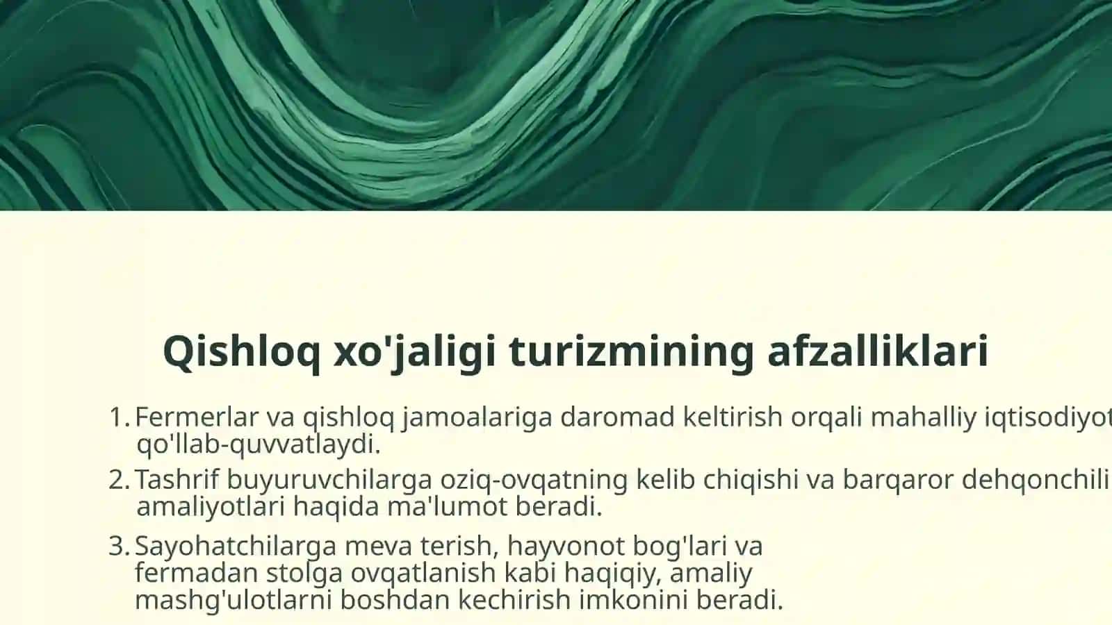 Qishloq turizmi 3