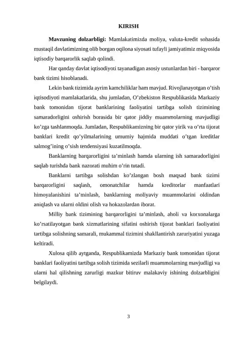 Tijorat Banklari Faoliyati Barqarorligini Ta’minlash Yo’llari 3