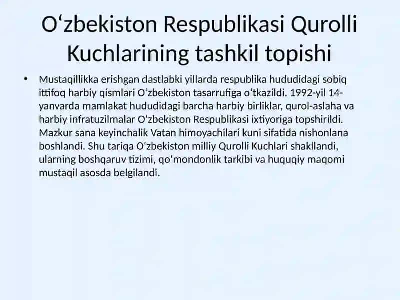 O‘zbekiston Respublikasining mustaqillikka erishishi 3