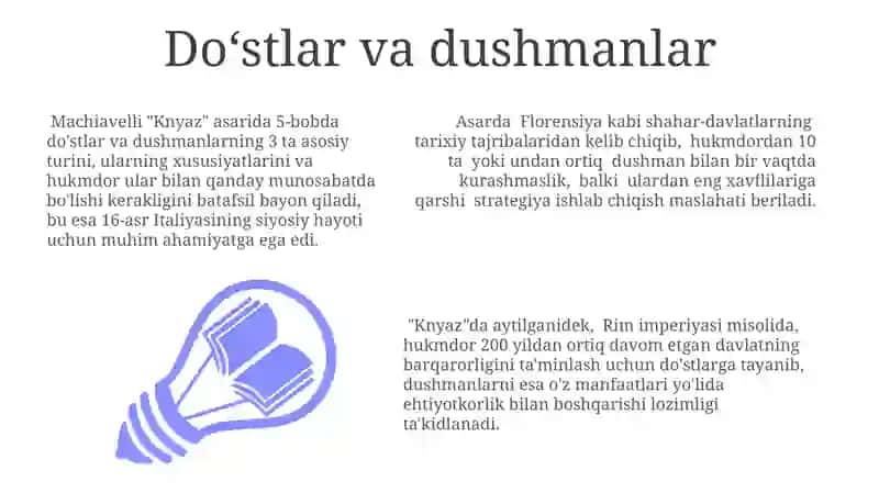 Makiavellining "Hukmdor" asari 3