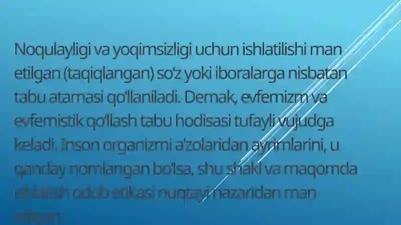 Tabu va Evfemizmning Uslubiysi Xususiyatlari 3