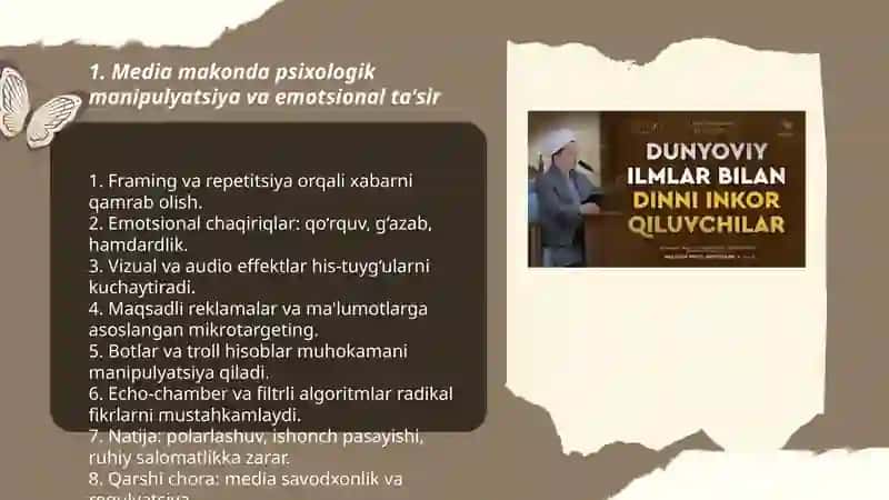 Media makonda psixologik diniy va madaniy taxdidlar 3