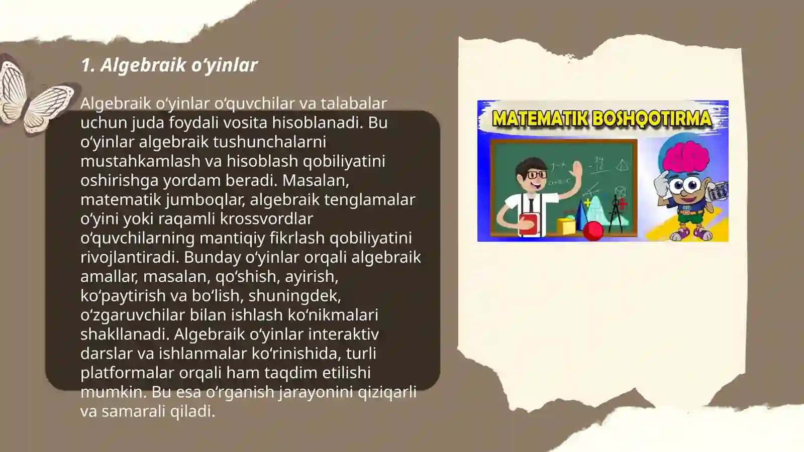 Matematik o‘yinlar 3