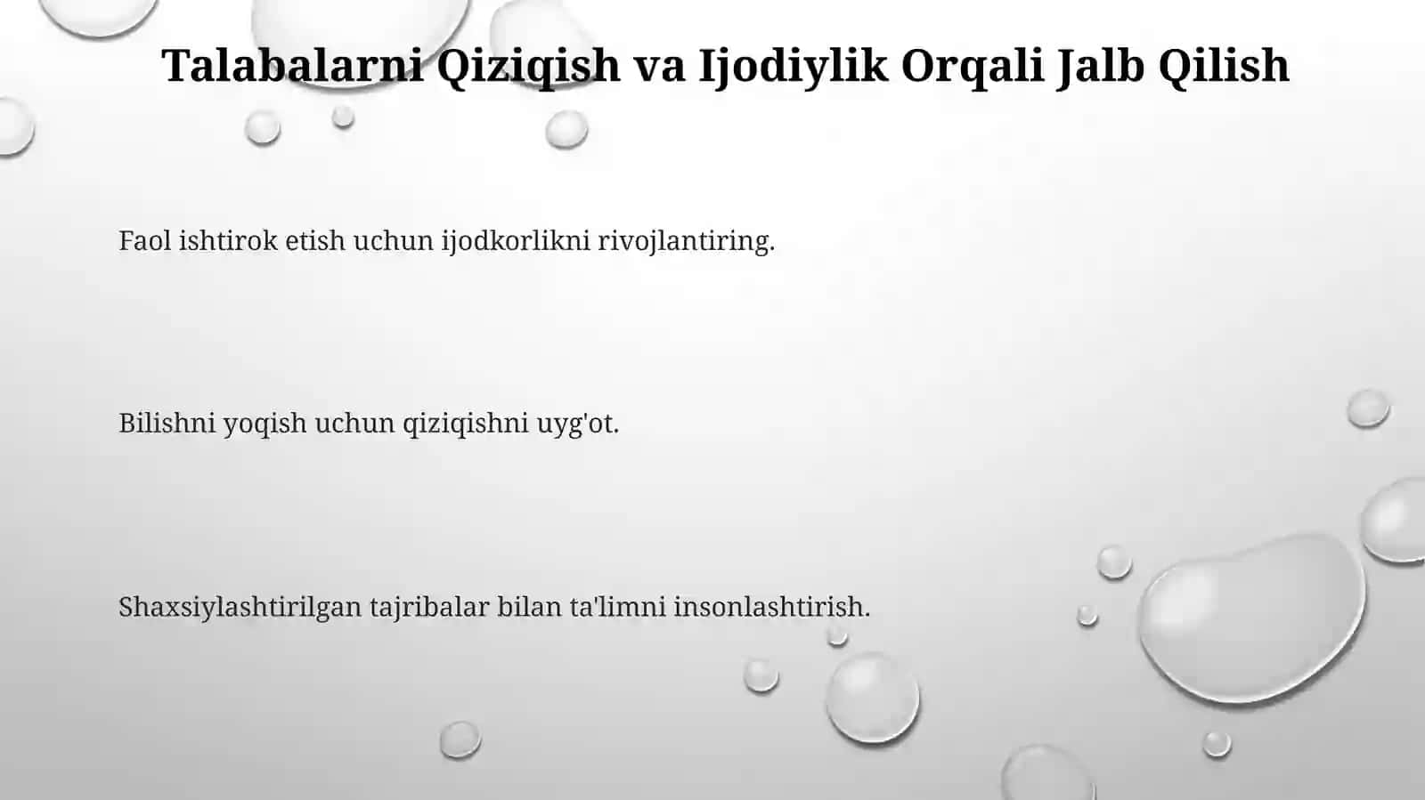 Ta'lim jarayonini insonparvarlashtirish va demokratlashtirish 3