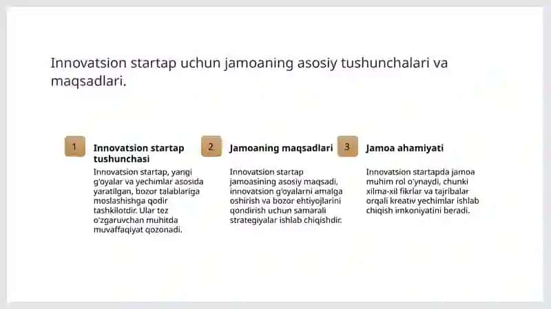 Innovatsion startap uchun jamoa tushunchasi 3