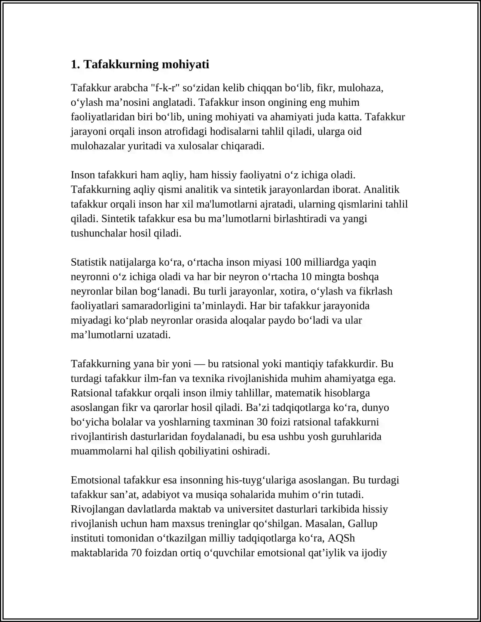 TAFAKKUR 3
