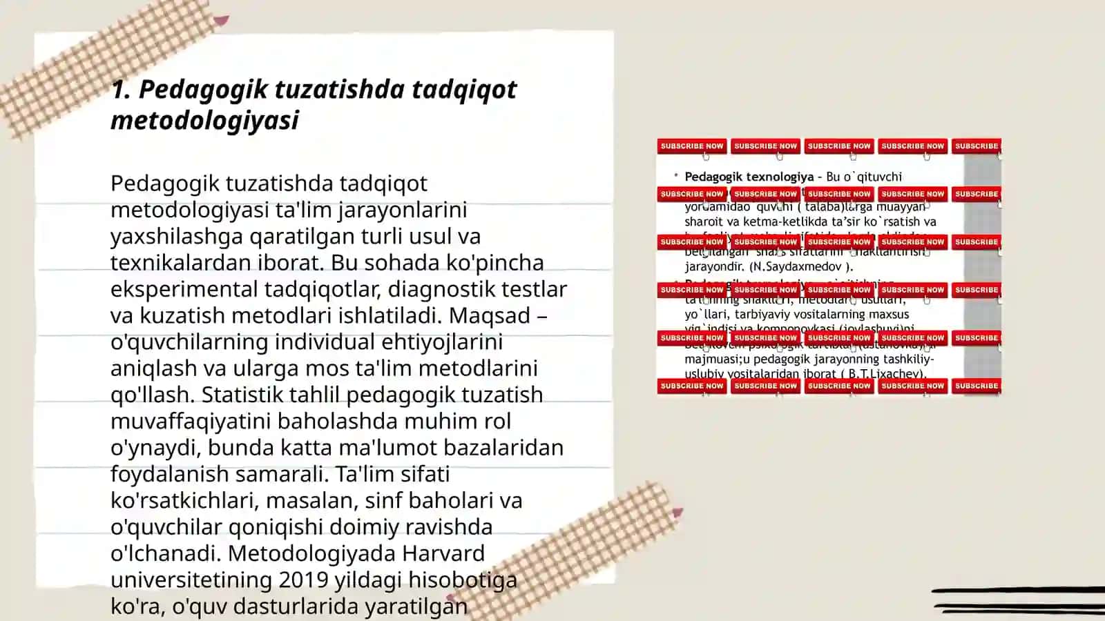 Pedagogik tuzatish ilmiy tadqiqot usuliyati 3
