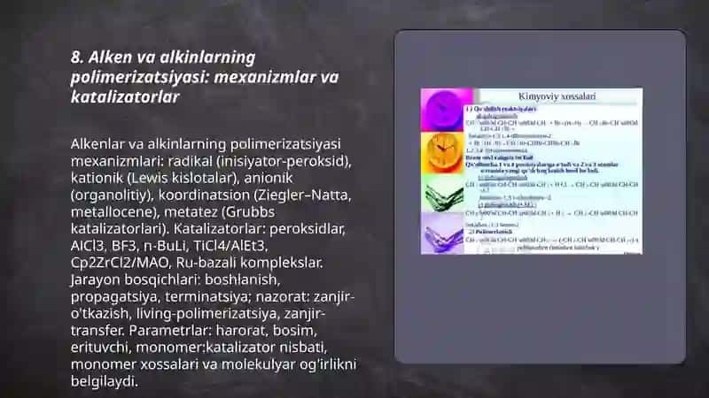 Tóyinmagan uglevodorodlarni olinishi va xossalariga doir ginetik ózgarishlarni amalga oshirish 3