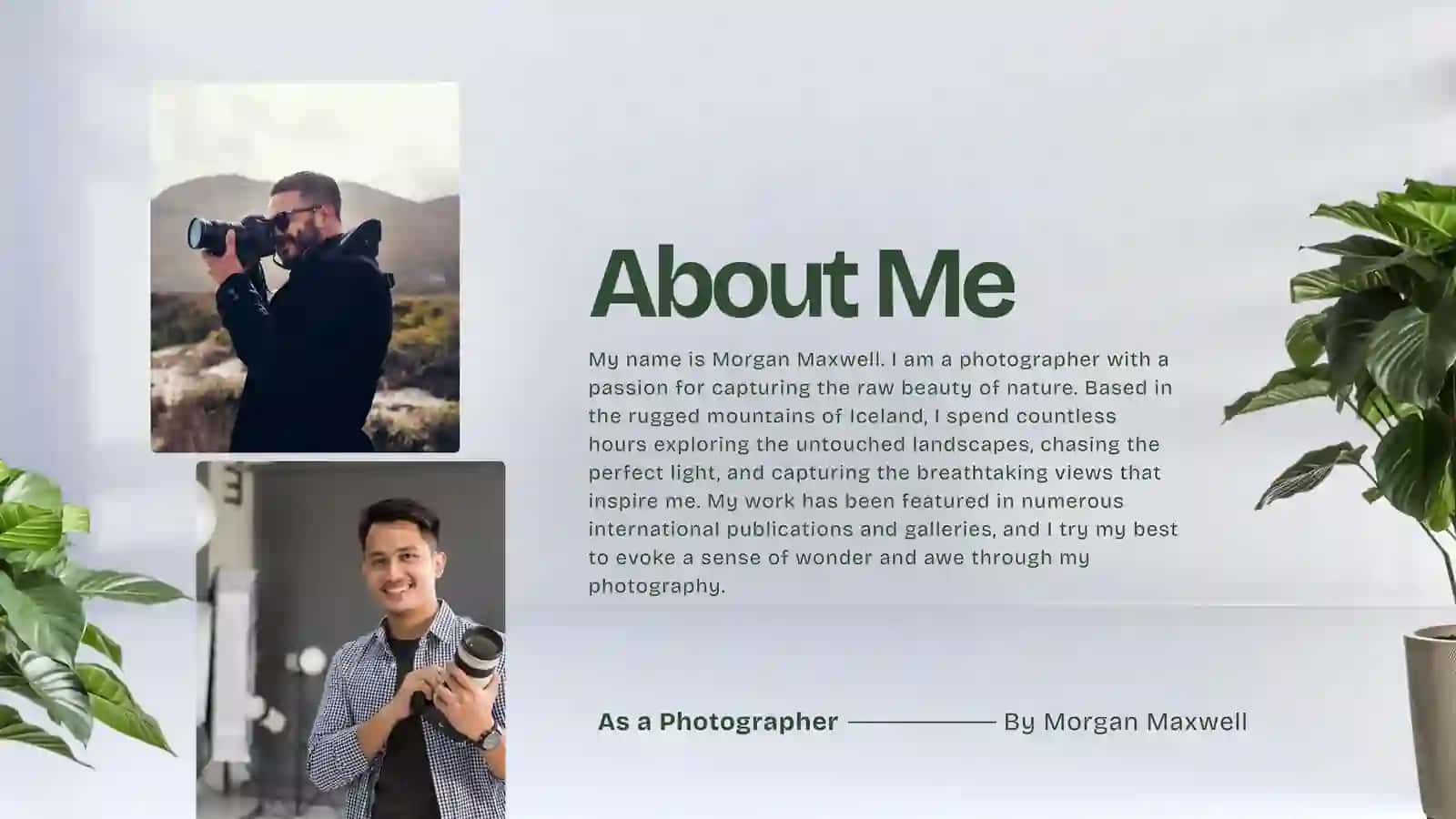 Creative Portfolio as a Photographer 3