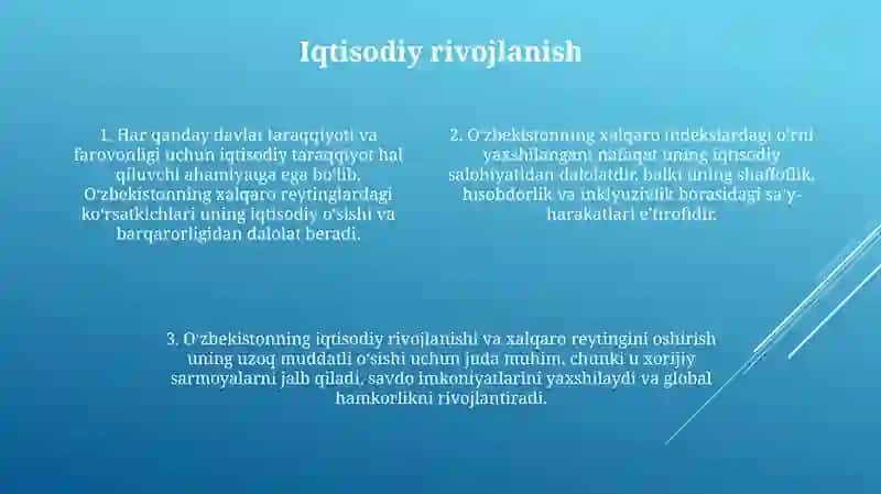 Xalqaro Reytinglar va Ular Bilan Ishlash 3