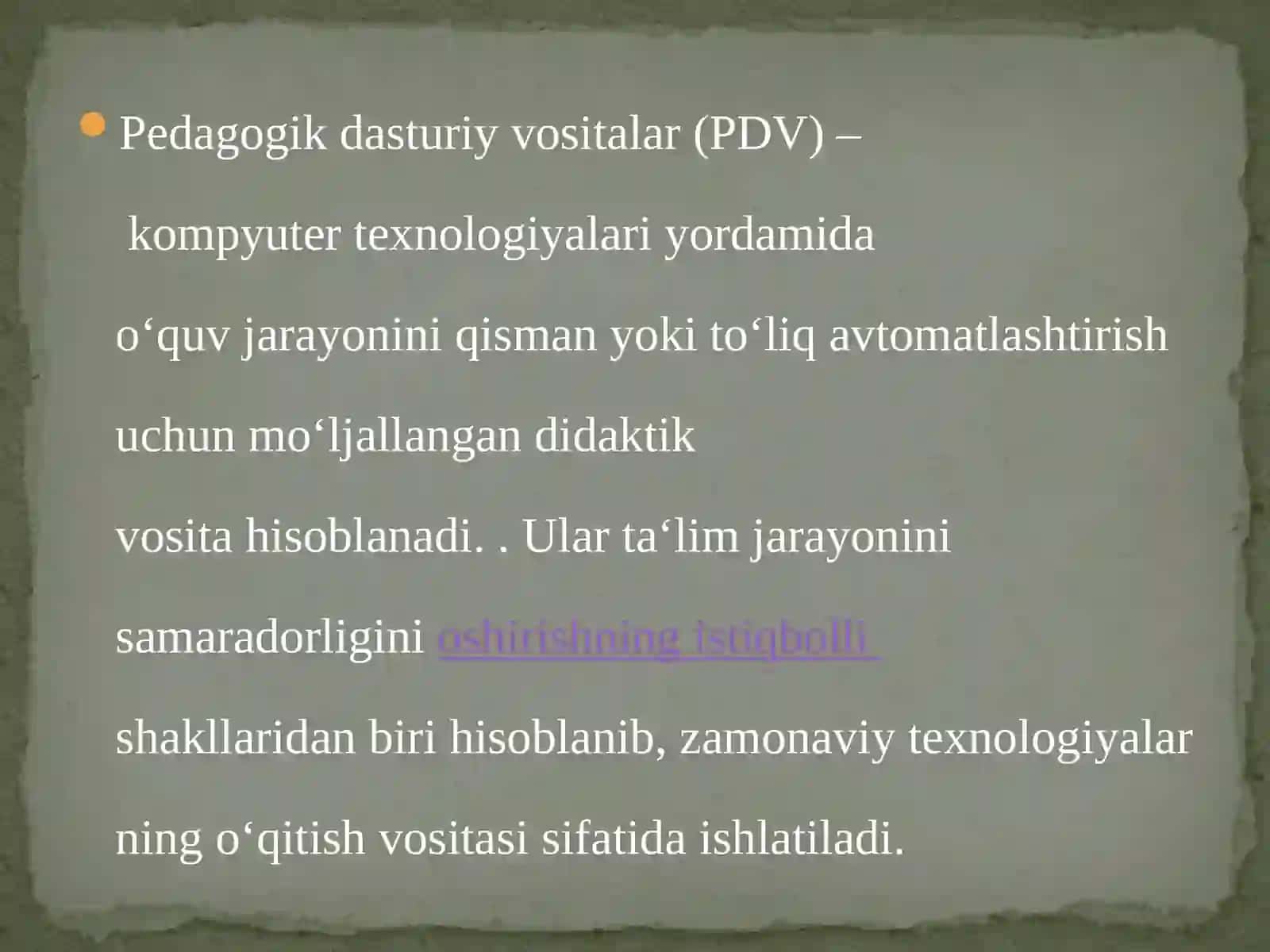 Pedagogik Dasturiy Vositlar 3
