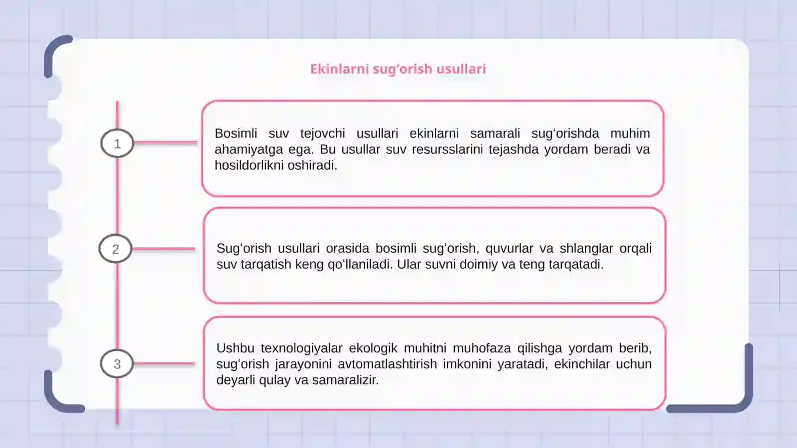 Ekinlarni sugʻorishdabosimlisuvtejovchiusullari 3