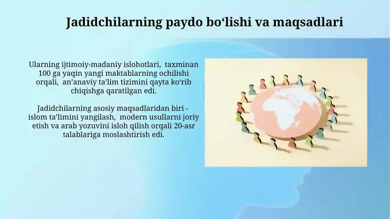 Jadid marifatparvarlarining oʻlka ijtimoiy-manaviy hayotida tutgan orni 3