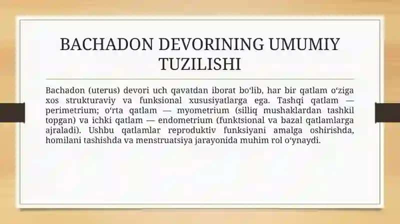 Bachadon devorining tuzilishi 3