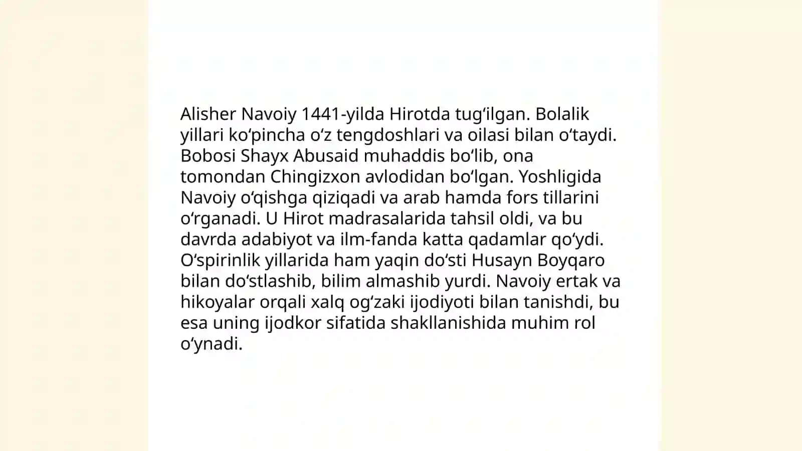 Navoiy hayoti va ijodi 3