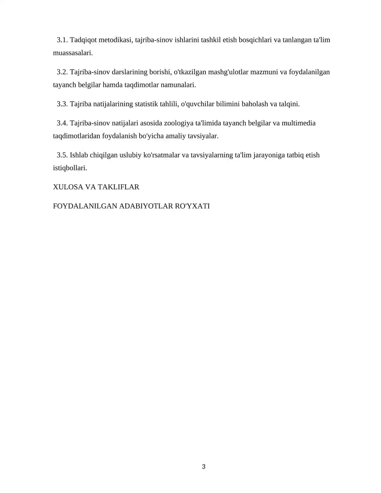 Zoologiya ta‘limida tayanch belgilar va multimedia taqdimotlaridan foydalanish. 3