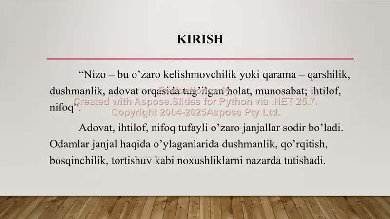 Tashkilotdagi nizolar va stress (ruhiy zo‘riqish)larni boshqarish 3
