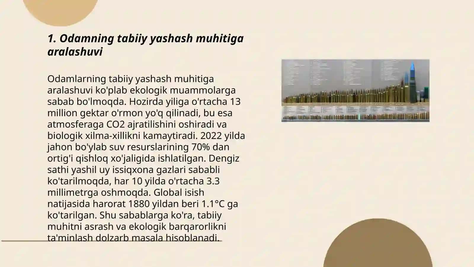 Odamning tabiiy yashash muhitiga aralashuvi 3