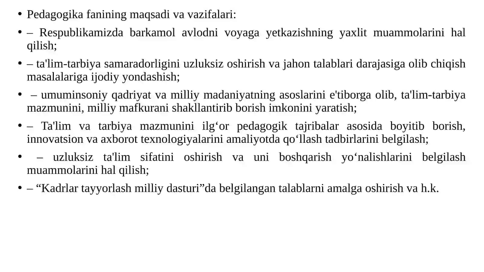 MAXSUS FANLARNI O‘QITISH SHAKLLARI VA TA’LIM VOSITALARI 3