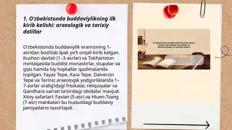 Òzbekistonda buddaviylik dinining tarixiy ildizlari 3