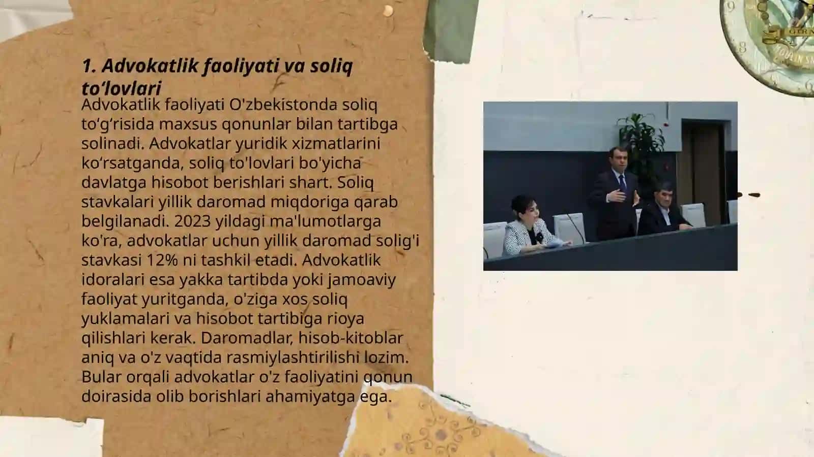 Advokatlik faoliyatining soliqqa tortilishi 3