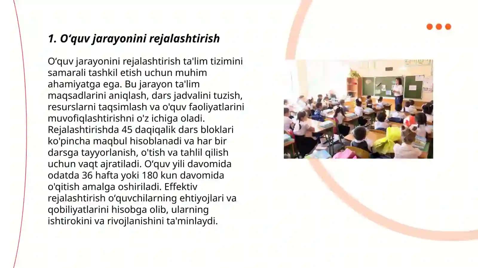 Faoliyatning oʻzlashtirish va malakalarni egallash 3