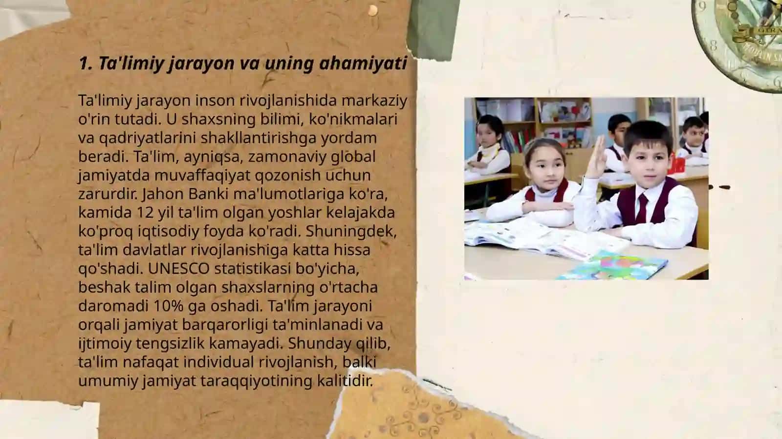 Pedagogik charayonda tarbiyaning mohiyat va maqsadi 3