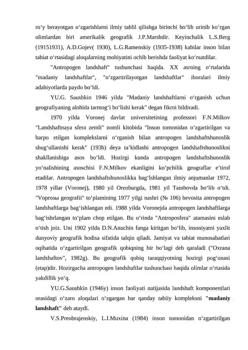 Landshaft rejalaştirish hududni ekologik to'ğri tashkil etish yo'li sifatida 3