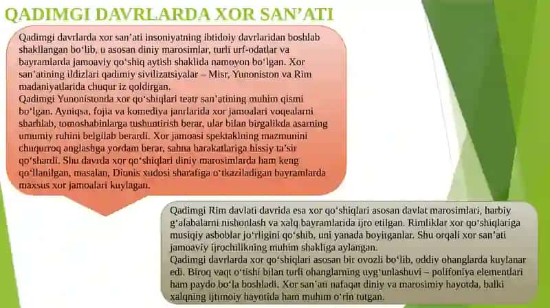 YEVROPADA XOR SANʼATINING  RIVOJLANISH TARIXI 3