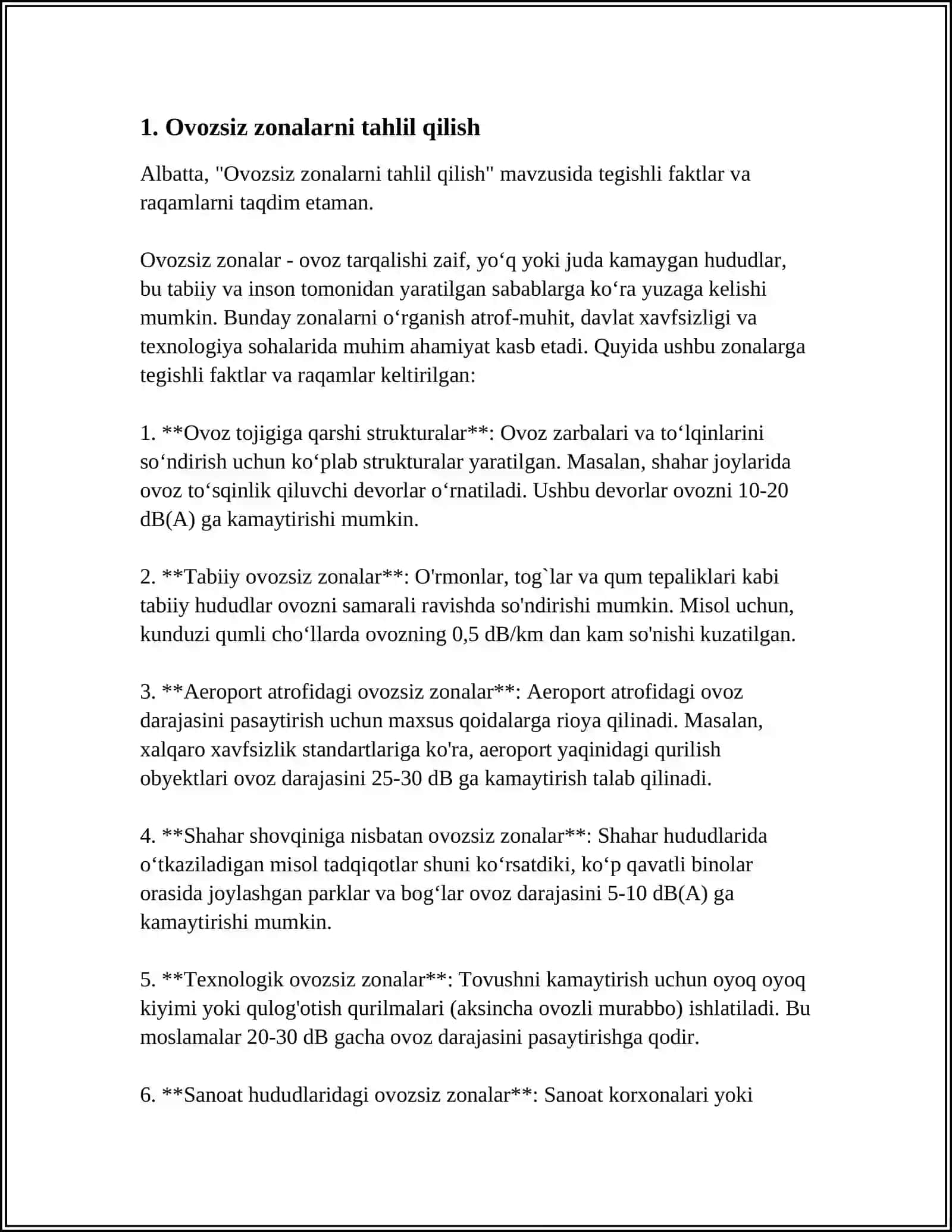 OVOZSIZ ZONALARI 3