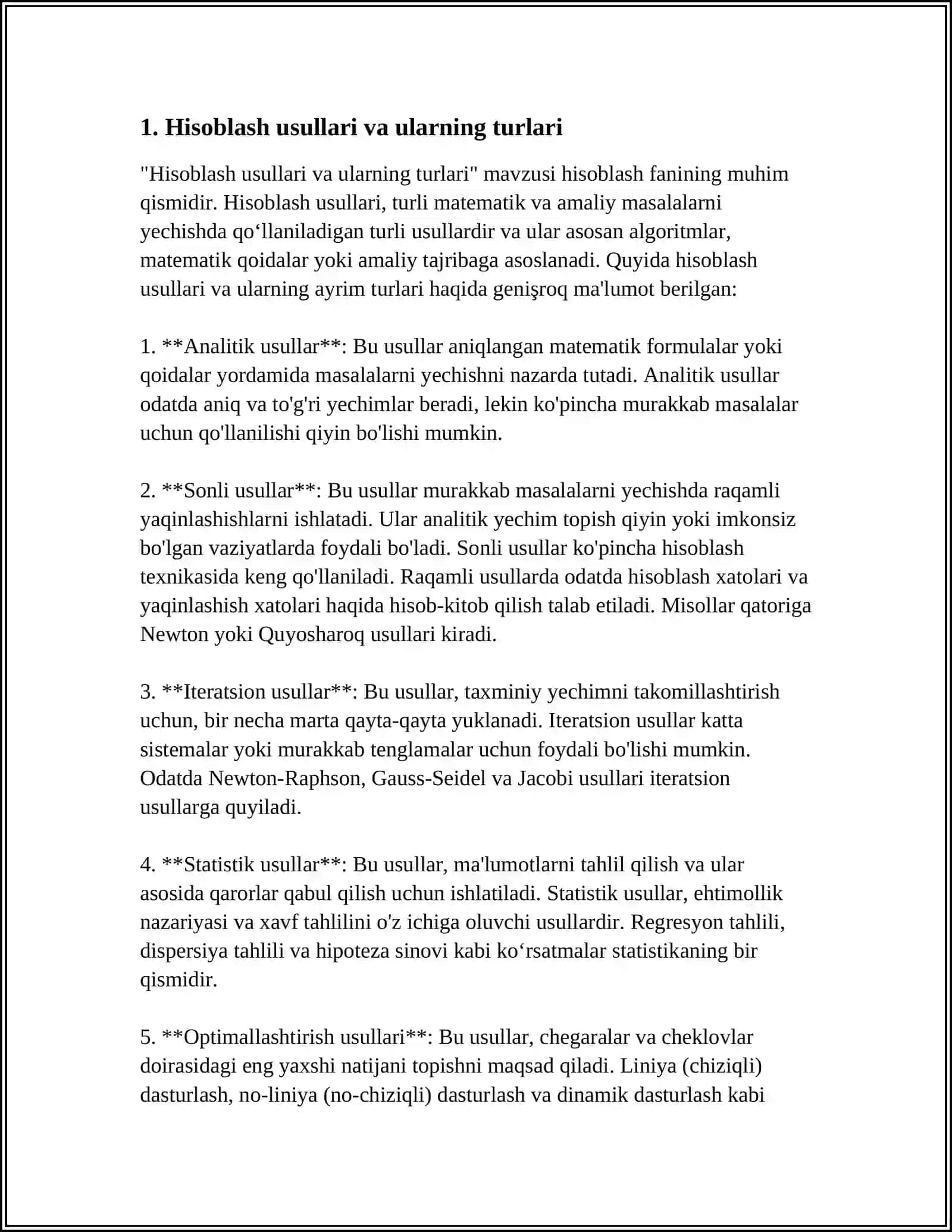 HISOBLASHNING QULAY USULLARI VA BOʻLISH AMALLARI 3