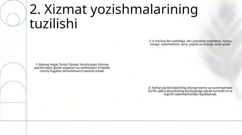 Rasmiy Hujjat Turlari Xizmat Yozishmalari 3