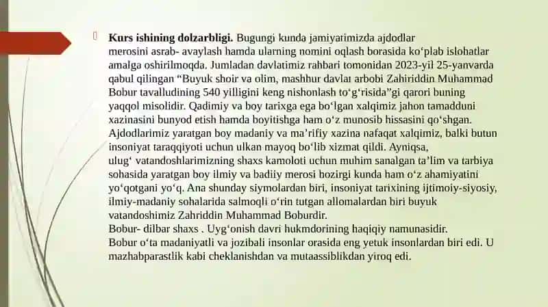 ZaxiriddinMuhammadBoburning“XattiBoburiy”hamda“Boburnoma”asarlariningtaʼlimiytarbiyaviy 3