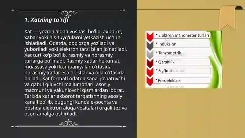 Xat va uning turlari 3