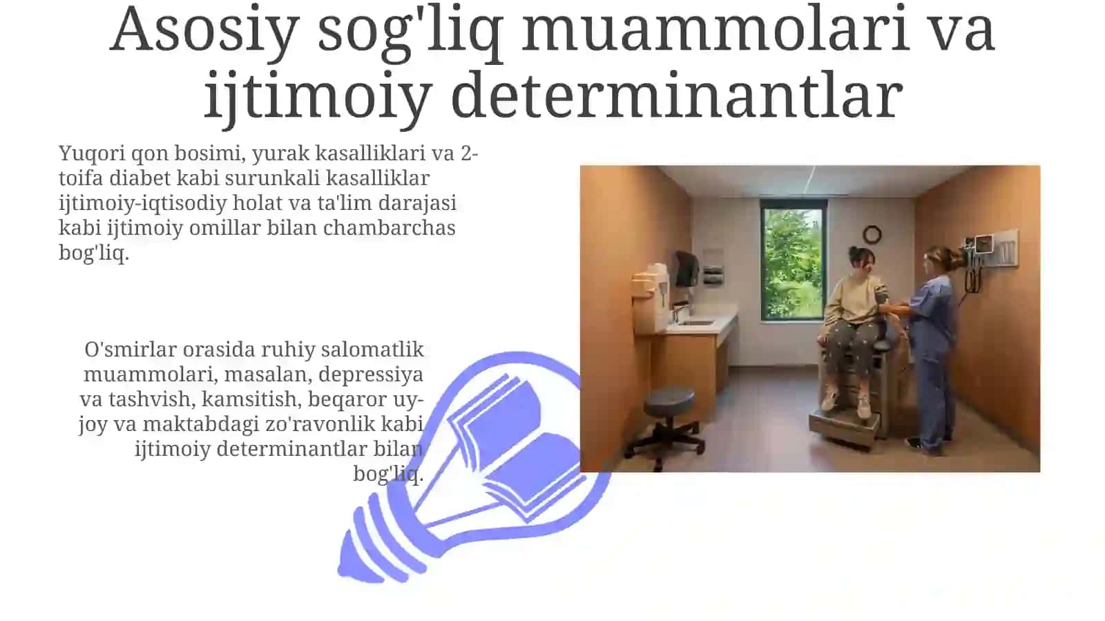 Salomatlik muommolari va tibbiy ijtimoiy xizmatlar 3