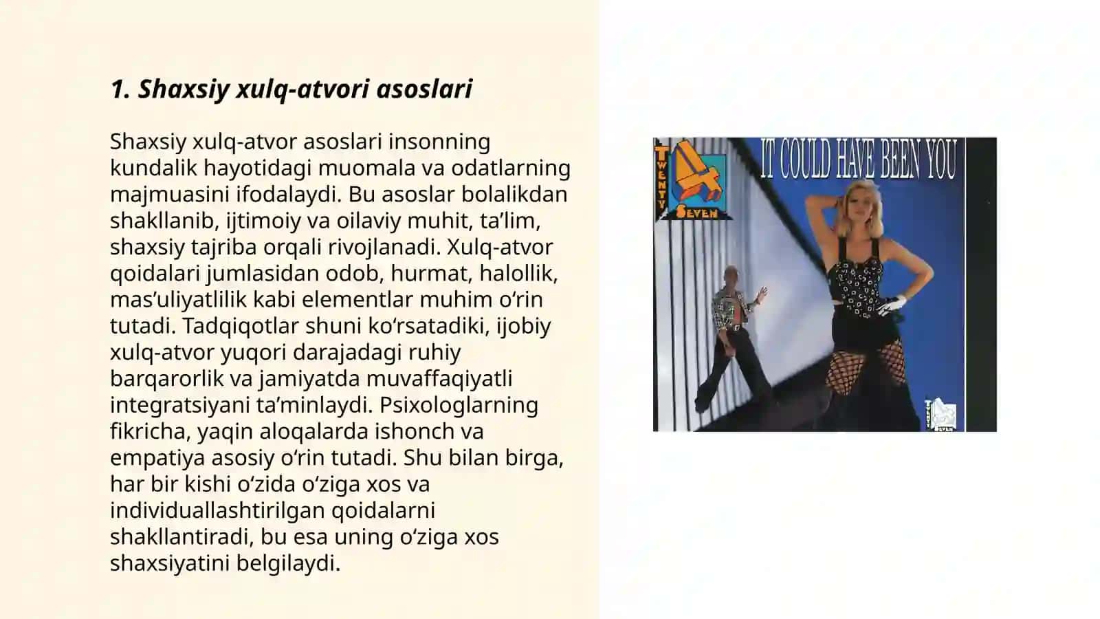 Shaxsiy, guruh va jamoa xulq-atvori 3