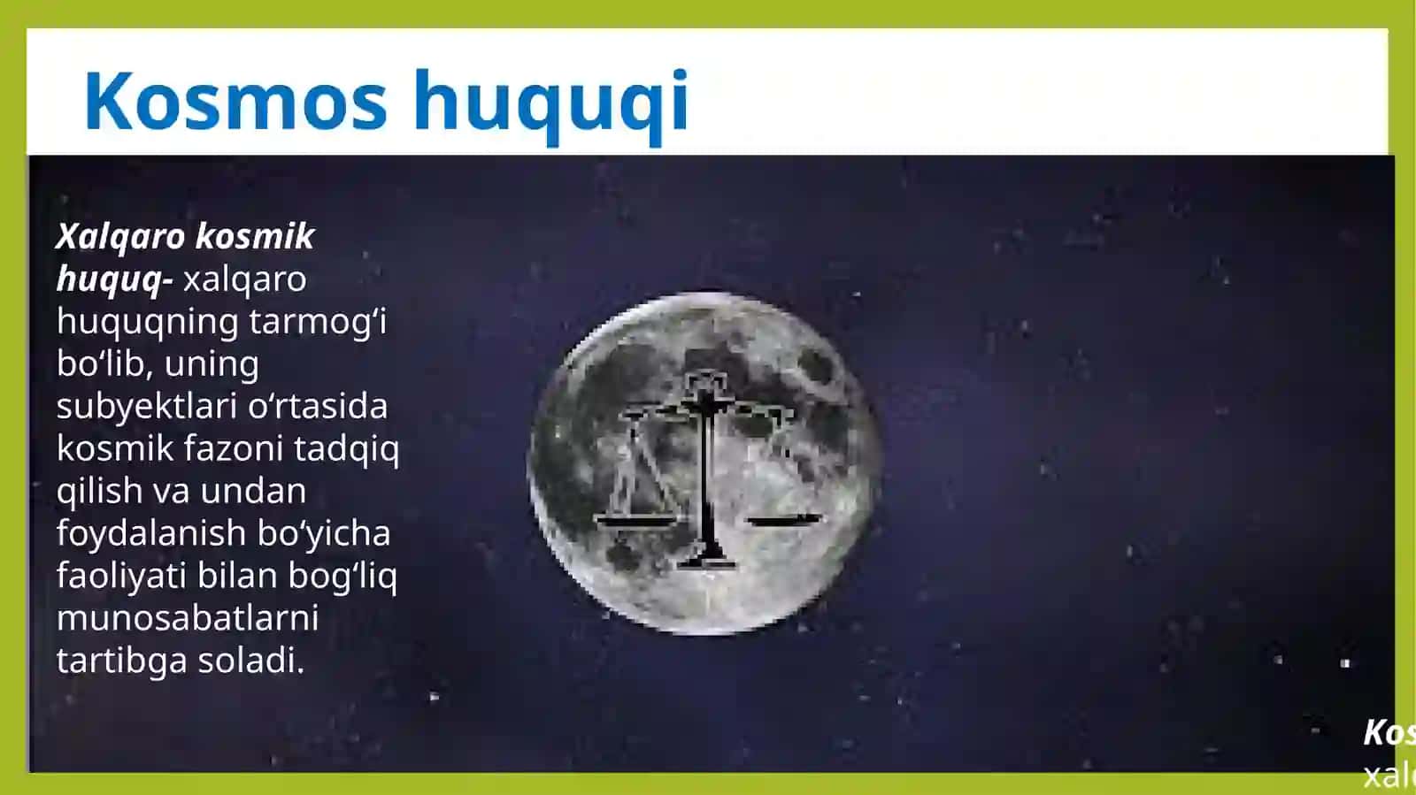 Xalqaro kosmos va ekologiya huquqi 3