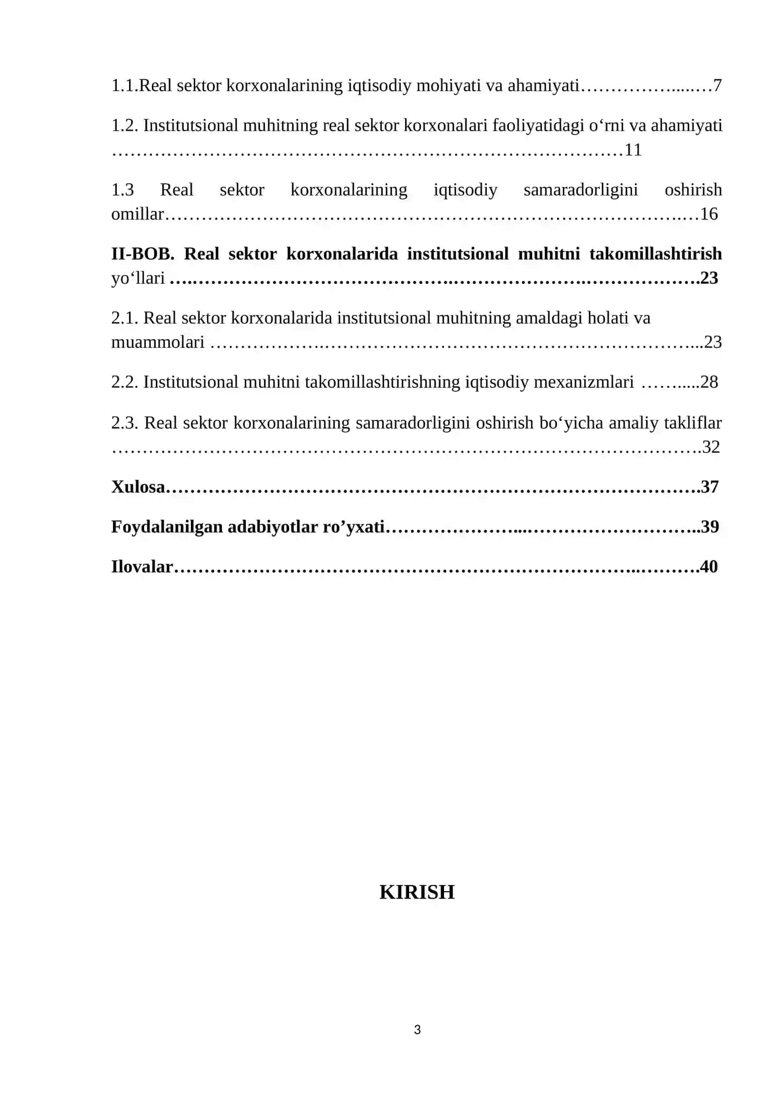 Real sektor korxonalarining iqtisodiy samaradorligini oshirishda institutsional muhit 3