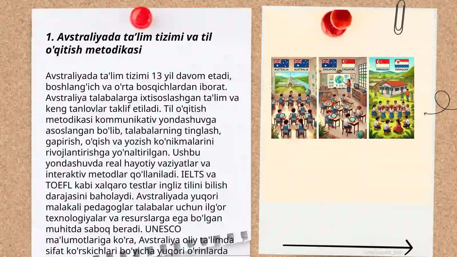 Avstraliyada ta’lim tizimi va til o'qitish metodikasi 3