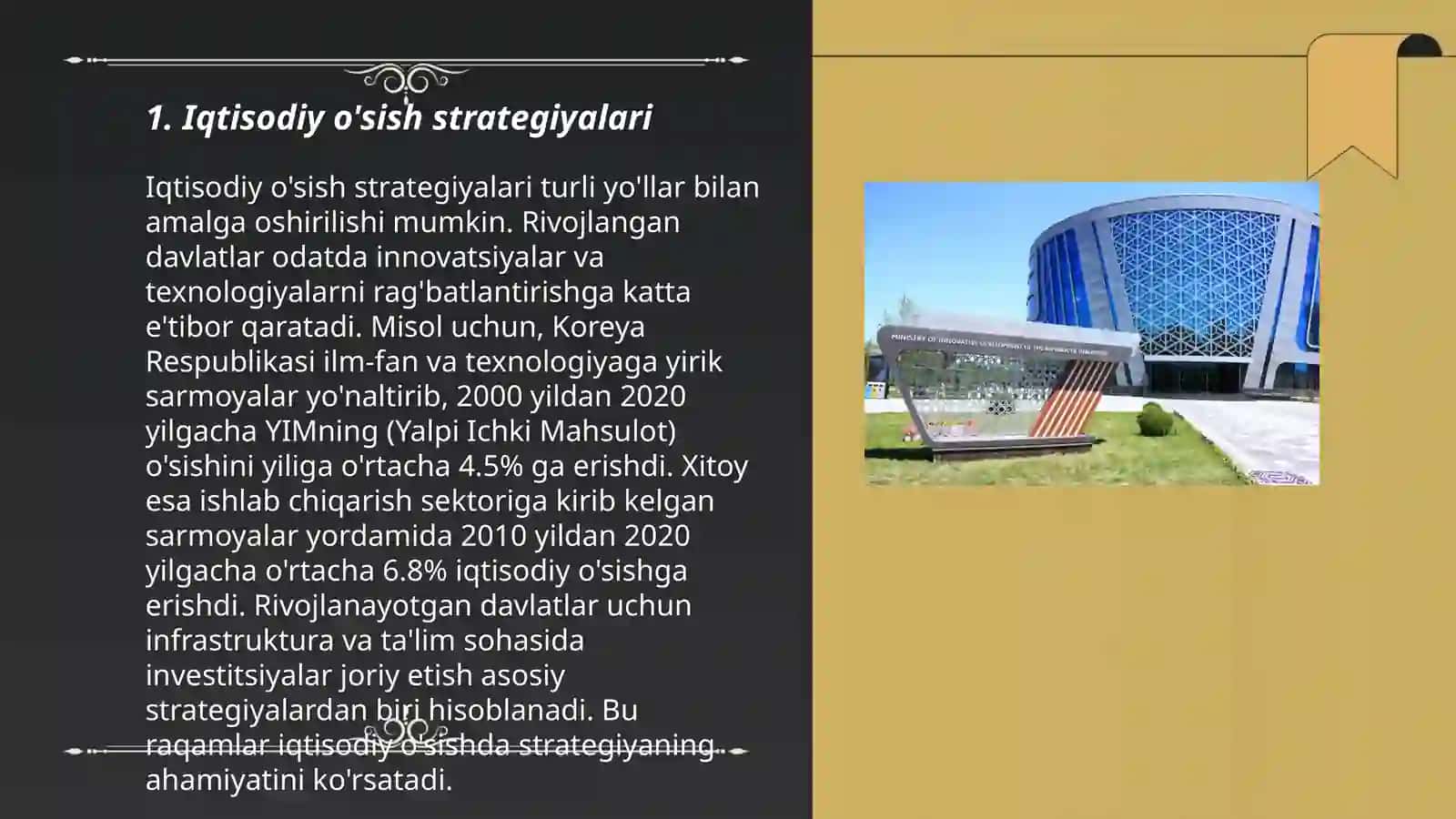 Iqtisodiy o'sish strategiyalari 3