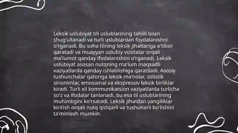 Leksik uslubiyat 3