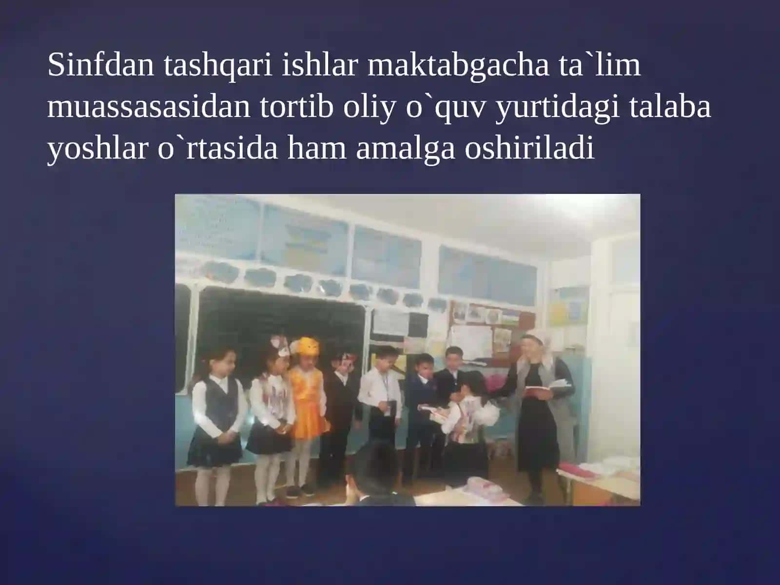 Sinfdan Tashqari Ishlarning Maqsadlari va Vazifalari 3