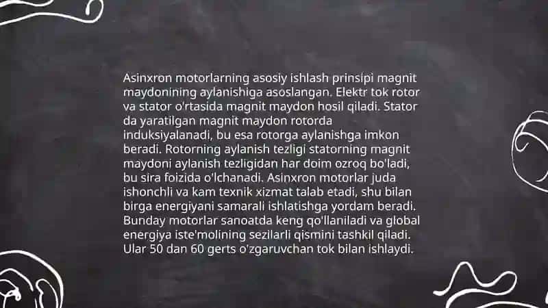 Asinxron motorlar 3