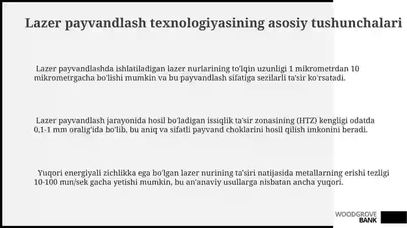 Lazerli payvandlash texnologiyasining asoslari 3