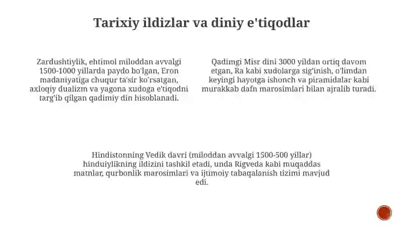 Turli millatlarning urf odatlari va anʼanalari 3