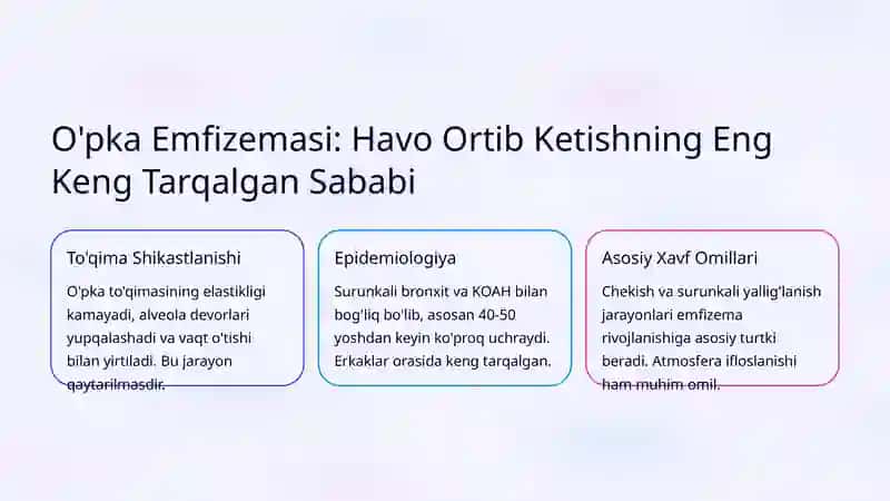 O'pka To'qimasida Havo Ortib Ketish Sindromi: Sabablari, Belgilari va Davolash 3