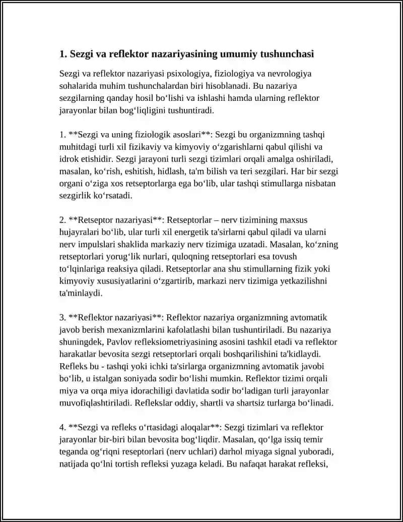 SEZGINING REFLEKTOR VA RETSEPTOR NAZARIYALARI 3