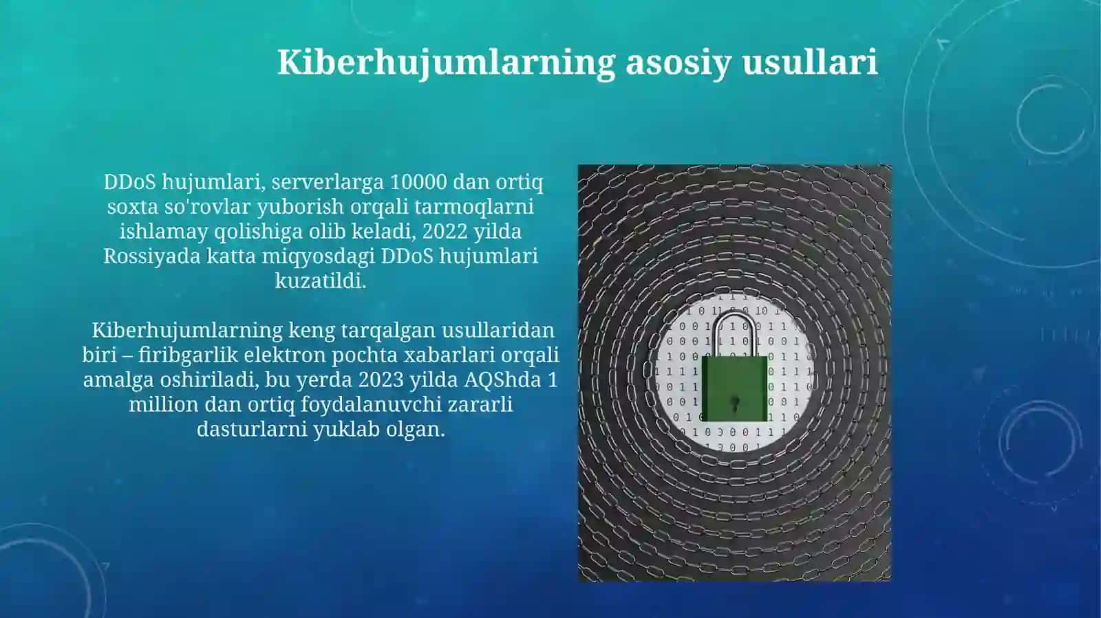 Axborot xavfsizligiga tahdidlar va ularni tahlil qilish 3